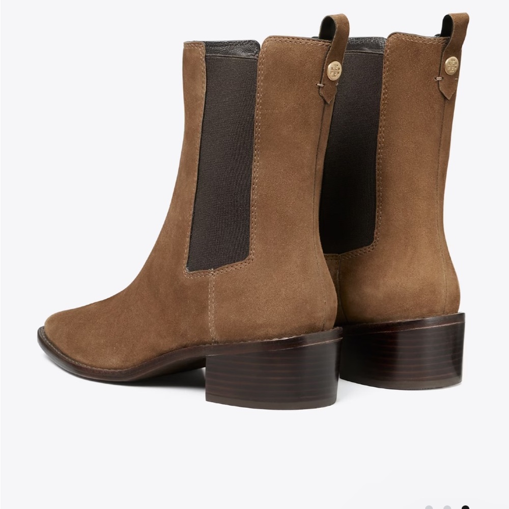 Tory Burch new tethered boots Chelsea